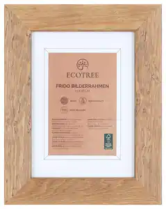 Bilderrahmen Frido in Naturfarben aus Echtholz, Naturfarben