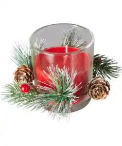 Kerze Weihnachten, rot