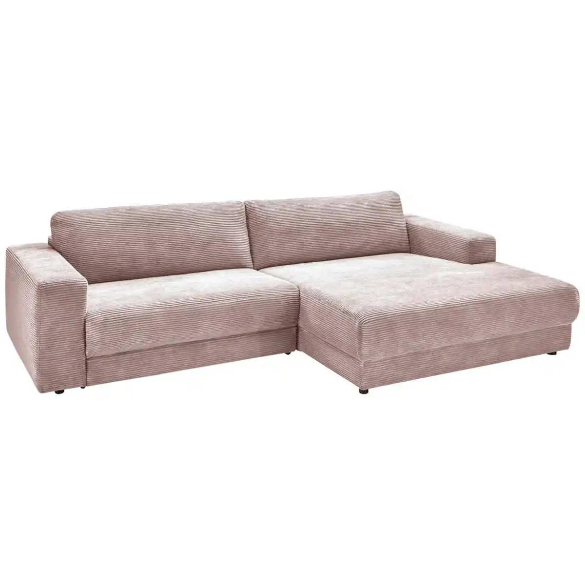 Bild 1 von Pure Home Lifestyle Ecksofa, Rosa, Textil, 4-Sitzer, Ottomane rechts, L-Form, 296x168 cm, Blauer Engel, Goldenes M, Oeko-Tex® Standard 100, DGM-Klimapakt, DGM-Emissionslabel, Typenauswahl, Lederausw