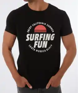 Sommerliches T-Shirt, schwarz