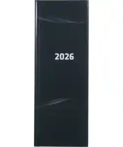 Kalender Vormerkbuch 2026, schwarz