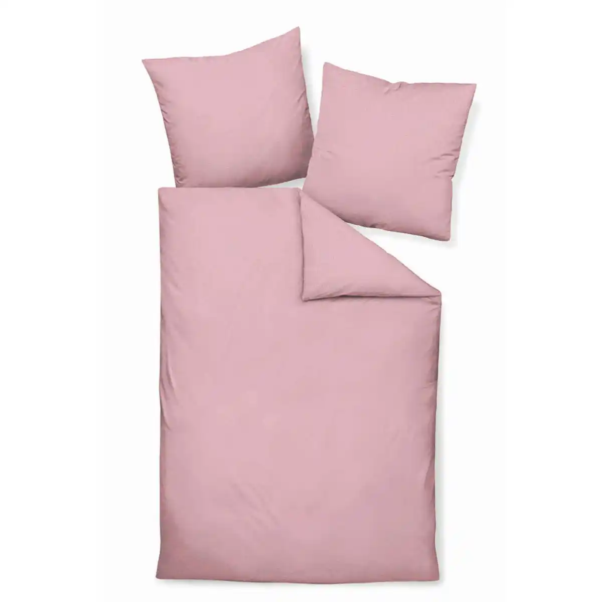 Bild 1 von Janine Bettwäsche, Dunkelrosa, Rosa, Textil, Uni, 200x200 cm, Oeko-Tex® Made IN Green, Textiles Vertrauen - Oeko-Tex®, schadstoffgeprüft, saugfähig, hautfreundlich, atmungsaktiv, pflegeleicht, b