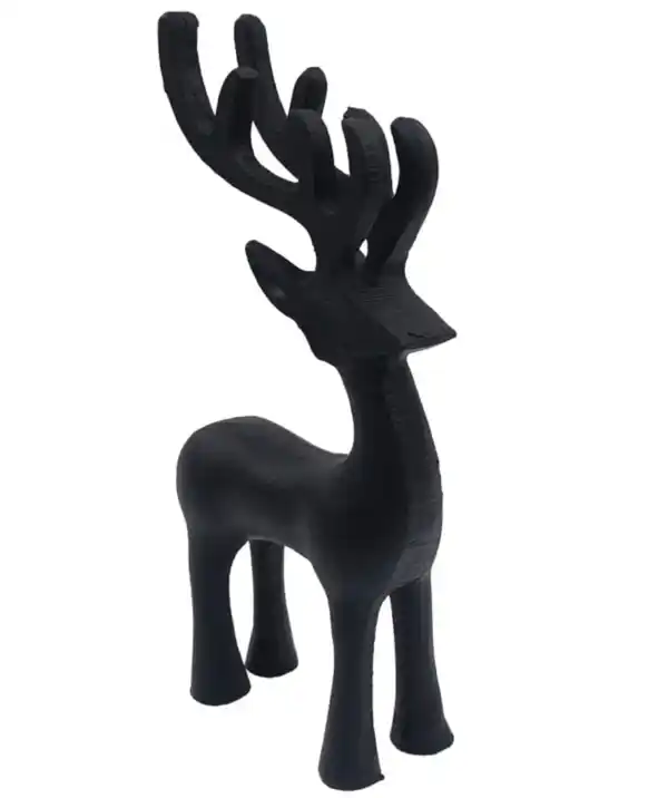 Bild 1 von Deko-Hirsch Weihnachten, schwarz