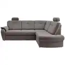 Bild 1 von Livetastic Eckschlafsofa, Graubraun, Textil, 4,5-Sitzer, 264x180 cm, Liegefunktion, seitenverkehrt erhältlich, Schlafen auf Sitzhöhe, Rücken echt, Armteil links, Wohnzimmer, Sofas & Couches, Schla