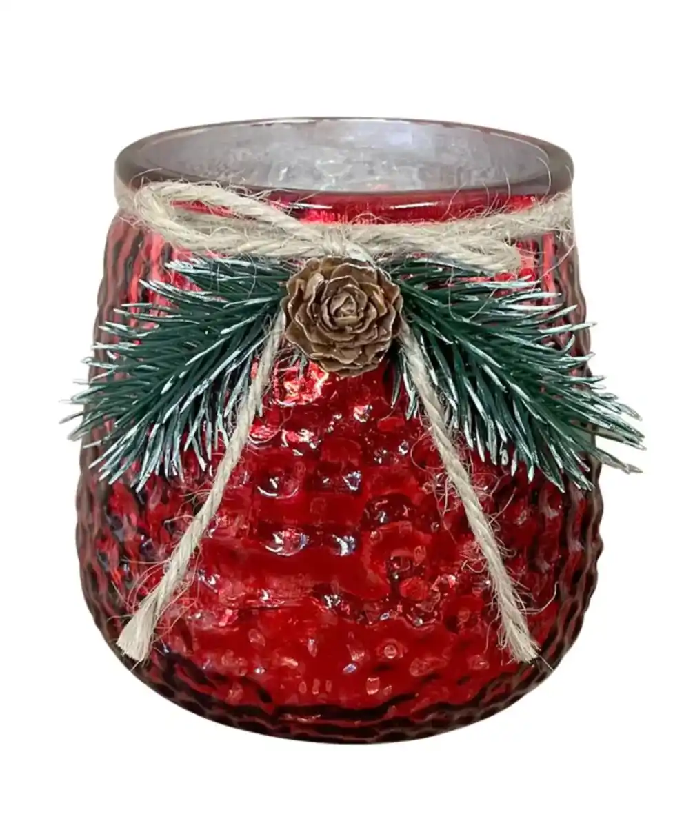 Bild 1 von Teelichthalter Weihnachten, rot