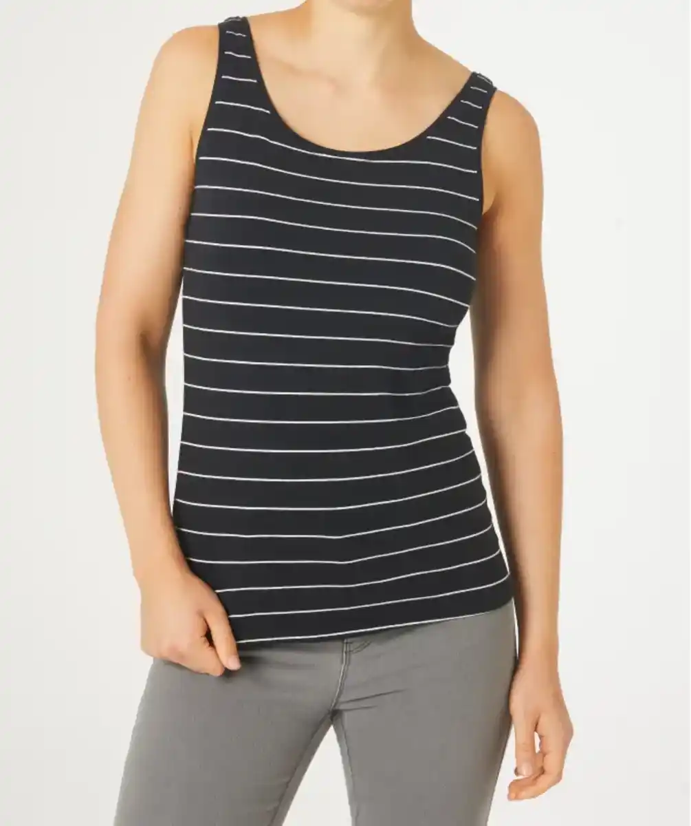 Bild 1 von Tanktop Stretch, schwarz/weiß