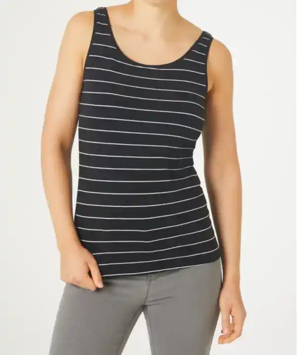 Bild 1 von Tanktop Stretch, schwarz/weiß