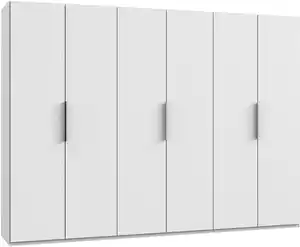 Drehtürenschrank Level 36A ca. 300x216x58 cm Weiß, Weiß