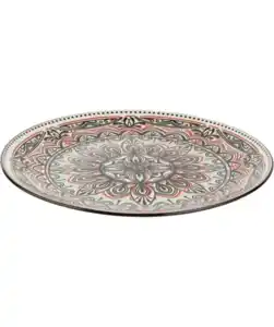 Speiseteller Ornamente, schwarz