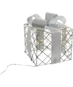 LED-Geschenk Weihnachten, silber