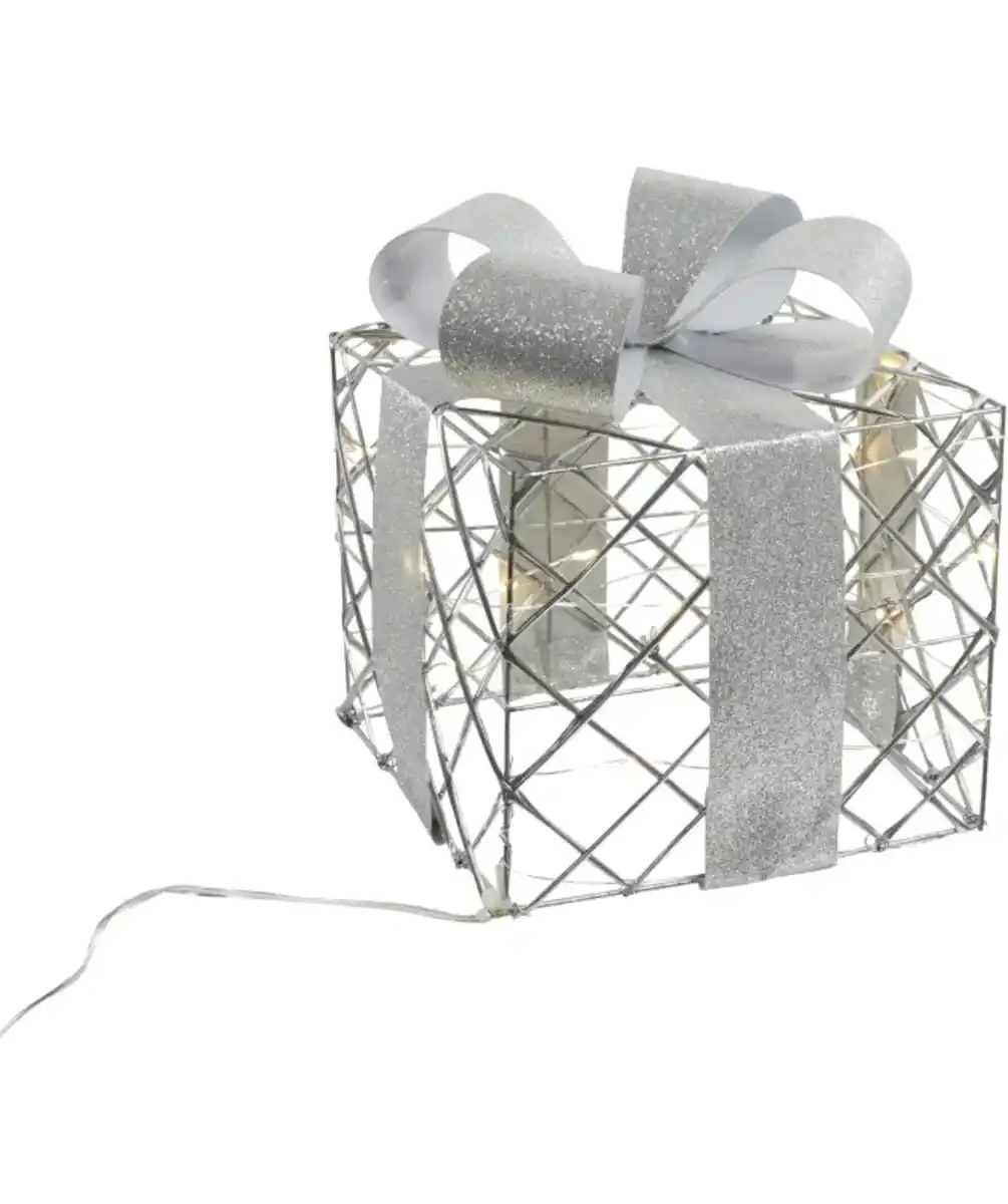 Bild 1 von LED-Geschenk Weihnachten, silber