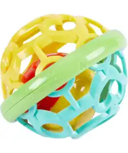 Happy People Baby Rasselball, blau