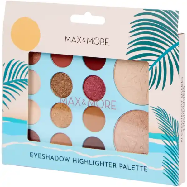 Bild 2 von Max & More Highlighter- und Lidschattenpalette