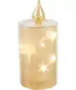 Bild 1 von LED-Glaskerze Weihnachten, gold