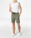 Bild 1 von Shorts aus strukturiertem Stoff, Khaki