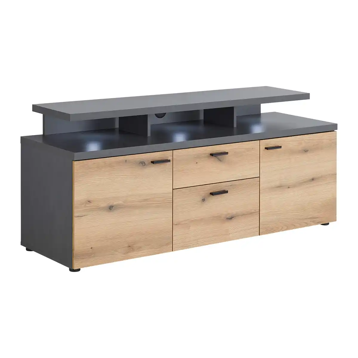 Bild 1 von TV-Element Cadix Anthrazit/Eichefarben, Anthrazit, Eichefarben