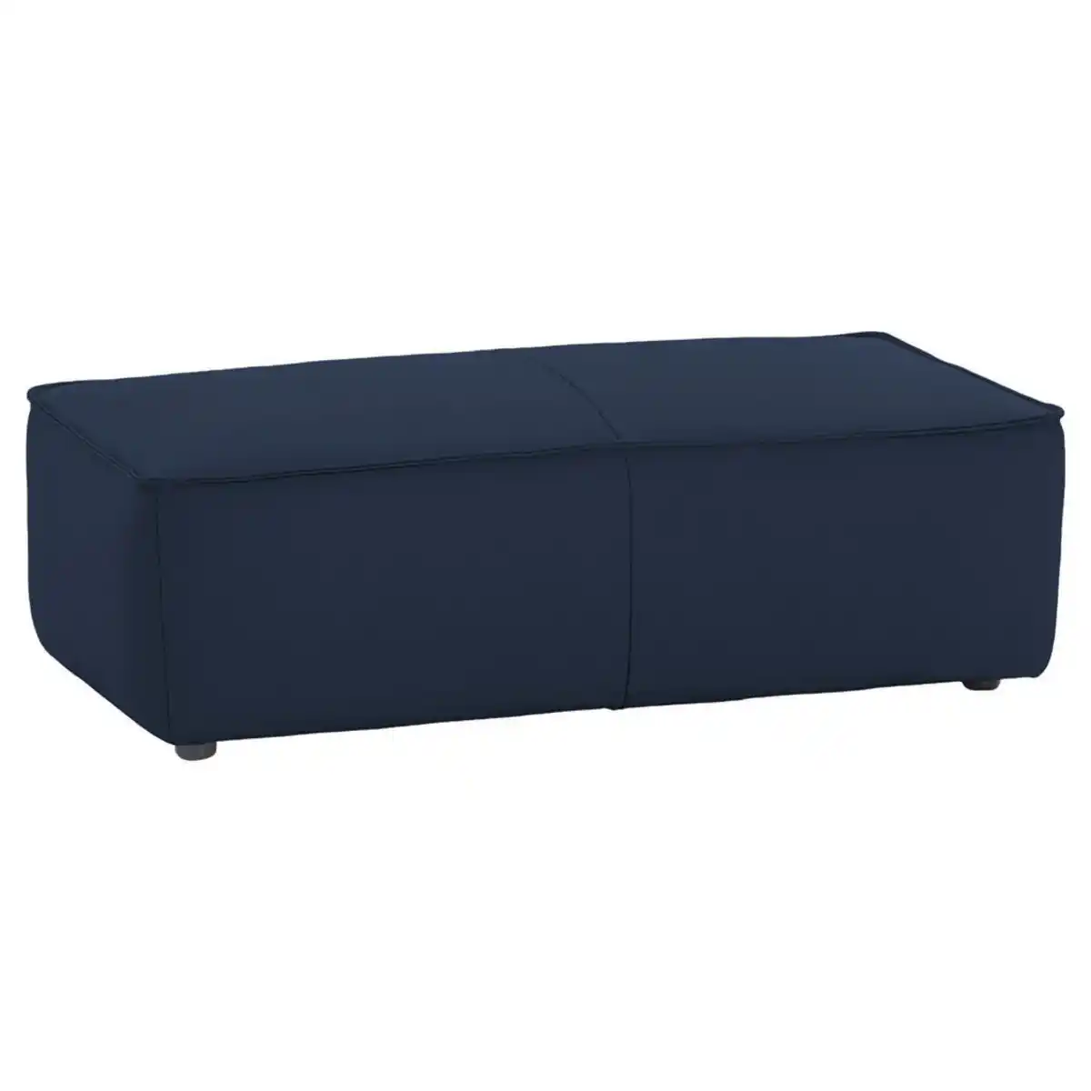 Bild 1 von Chilliano Hocker around the block, Blau, Leder, Echtleder, Longlife-Leder, Uni, rechteckig, 120x39x60 cm, Goldenes M, Emas, Made in EU, Dgm, Wohnzimmer, Hocker, Sitzhocker