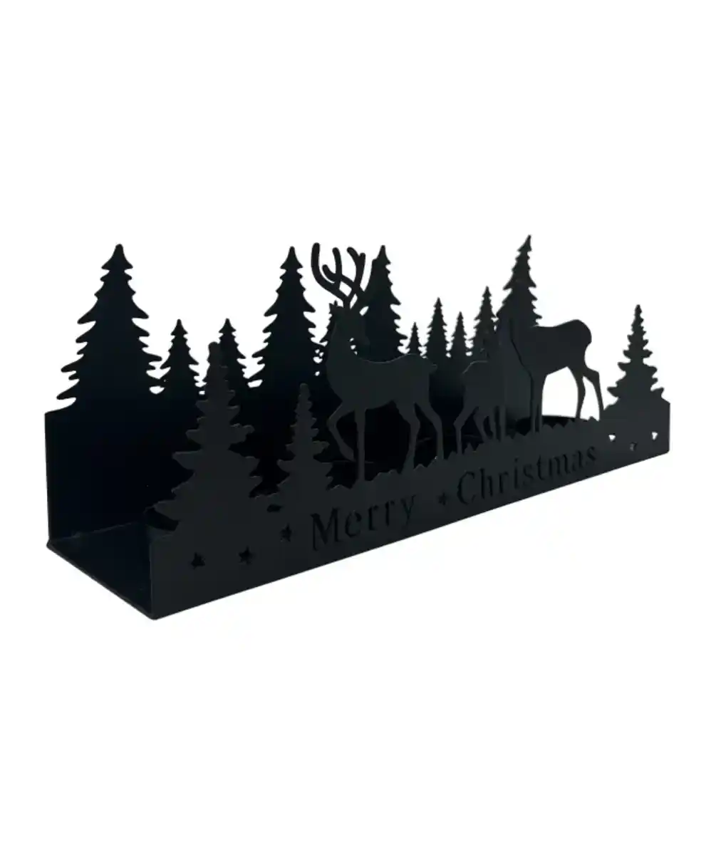 Bild 1 von Dekotablett mit Teelichthaltern, schwarz