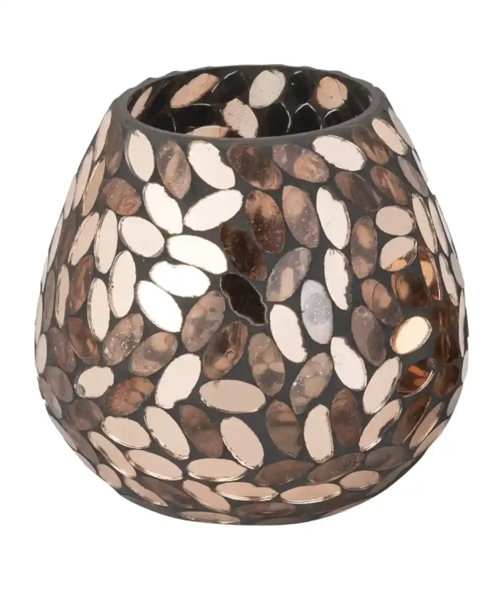 Bild 1 von Teelichthalter aus Glas, braun