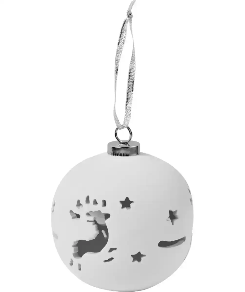 Bild 1 von LED-Kugel Weihnachten, grau