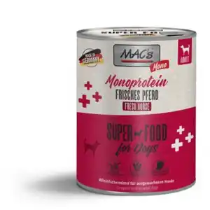 MAC's Nassfutter Hund Monoprotein Adult Pferd 6x800 g
