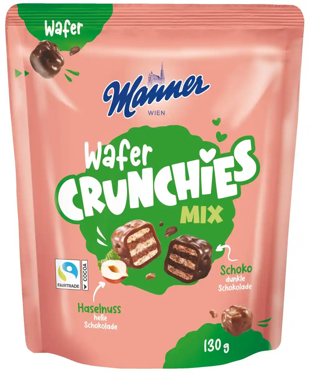 Bild 1 von MANNER Crunchies, 130-g-Beutel