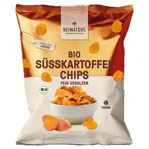 HEIMATGUT Bio Gemüse-/Süßkartoffeln, Salz, Süßkartoffel Chips