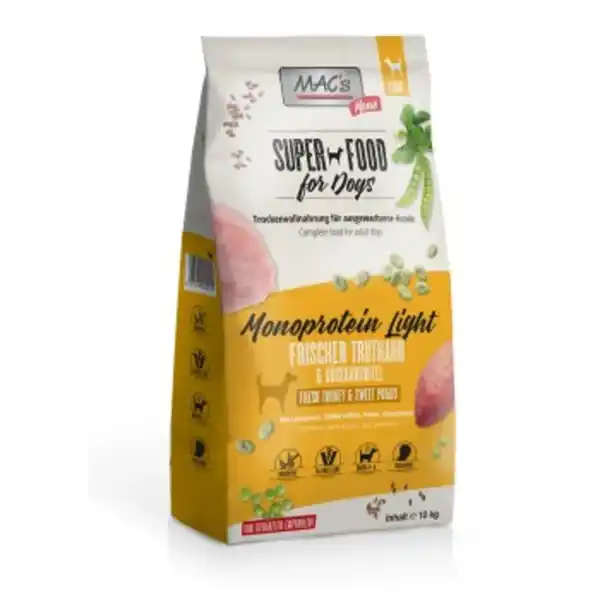 Bild 1 von MAC's Dog Mono Trockenfutter Hund Senior Light Truthahn 12 kg