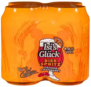 ISI'S GLÜCK Bier Spritz, 4 x 0,33-l-Dose