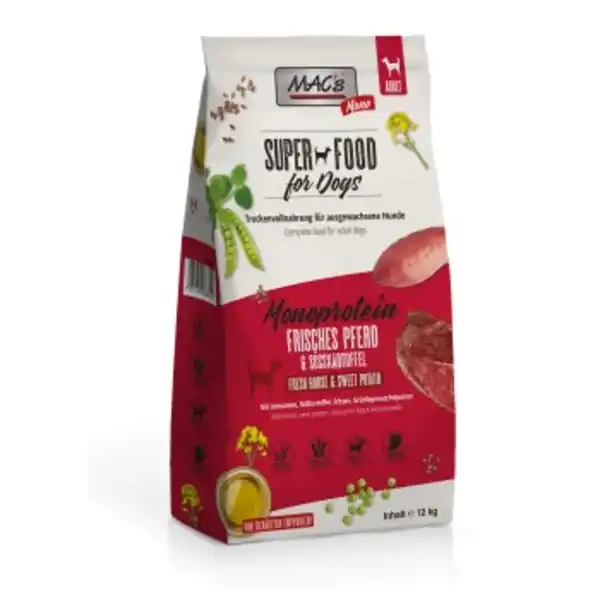Bild 1 von MAC's Dog Mono Adut Trockenfutter Pferd 12 kg