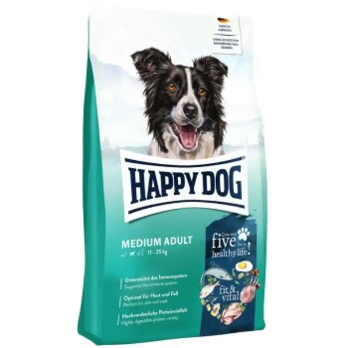 Bild 1 von HAPPY DOG fit & vital Trockenfutter Hund, Medium Adult 1 kg