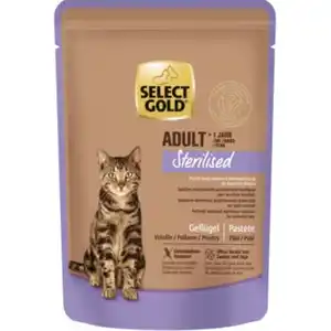 SELECT GOLD Nassfutter Adult Sterilized Geflügel 12x85g