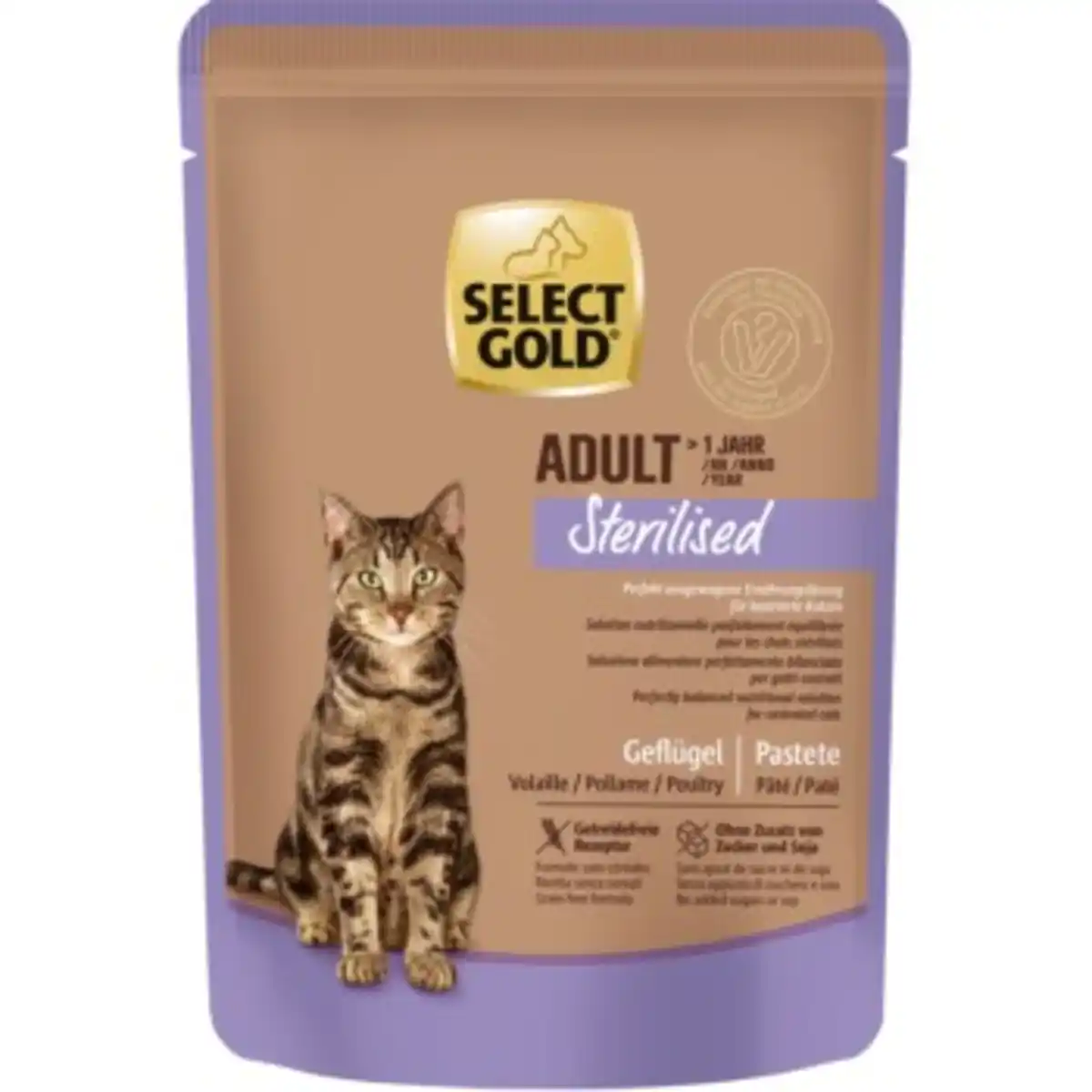 Bild 1 von SELECT GOLD Nassfutter Adult Sterilized Geflügel 12x85g