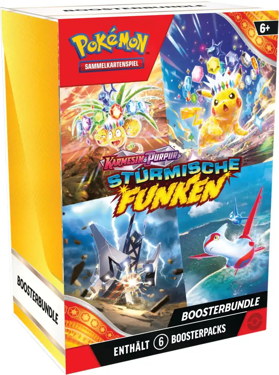 Bild 1 von POKÉMON Boosterbundle »Karmesin & Purpur - Stürmische Funken», Set