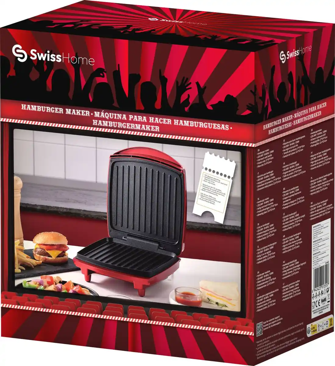 Bild 3 von SWISS HOME Hamburger Maker »SH-6950«