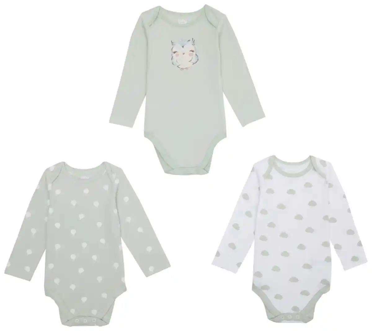 Bild 3 von BABY BEST Baby-Langarm-Bodys, 3-St.-Packg.