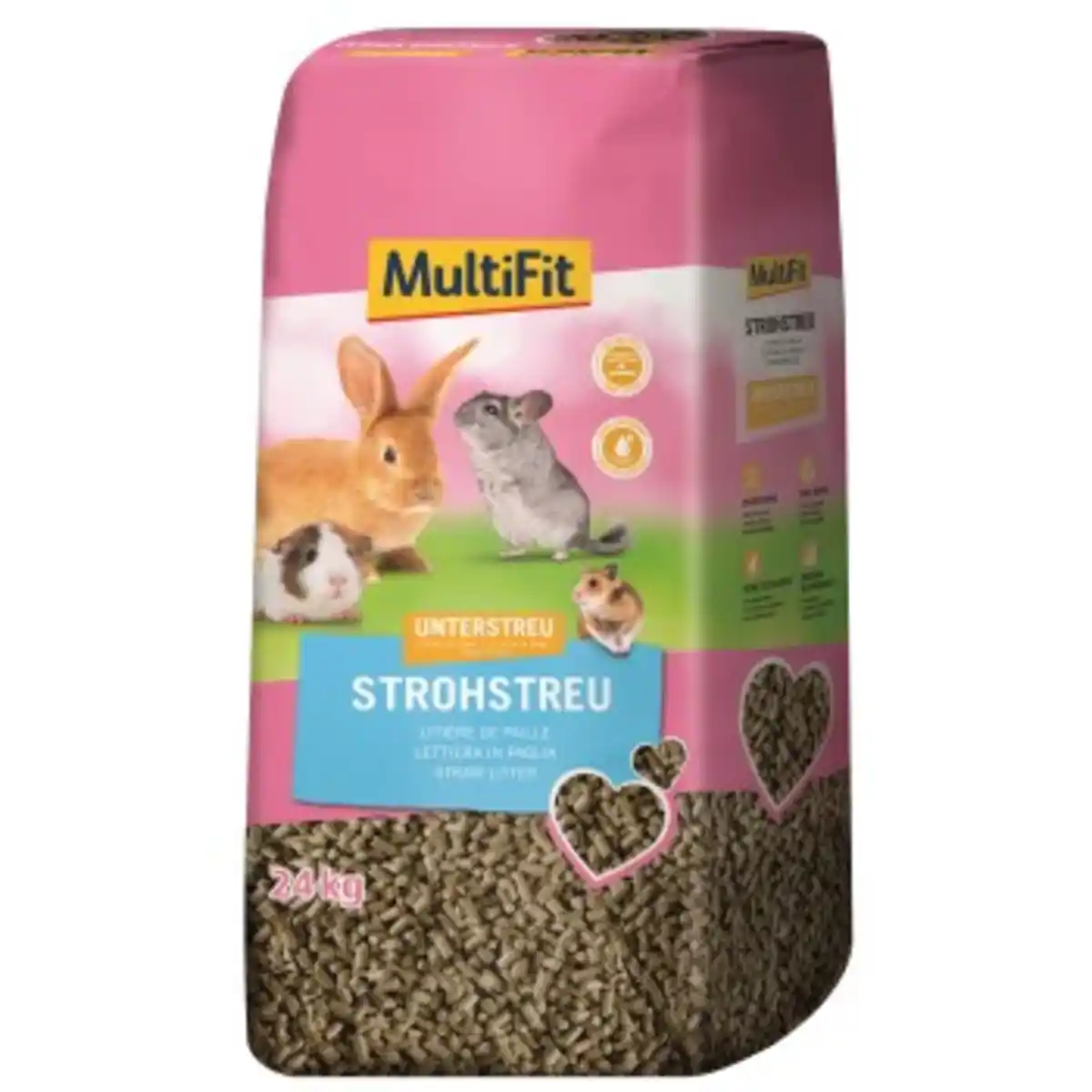 Bild 1 von MultiFit Natur-Strohstreu Unterstreu 24 kg