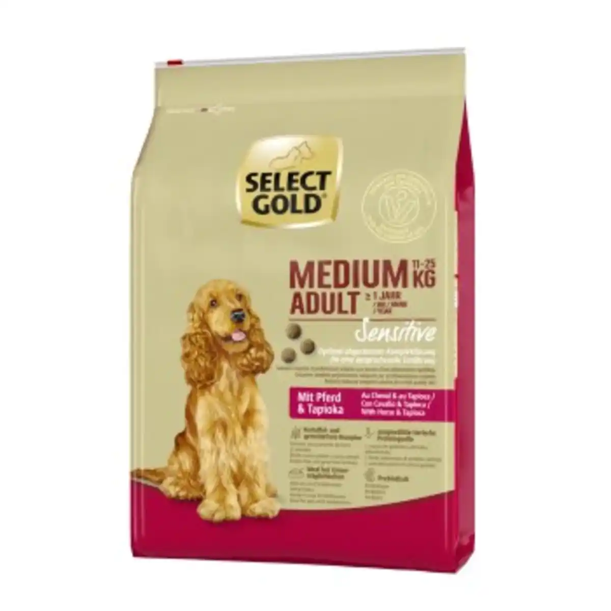 Bild 1 von SELECT GOLD Sensitive Adult Medium Pferd und Tapioka 4 kg