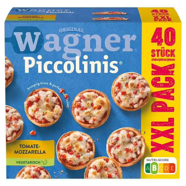 Bild 1 von ORIGINAL WAGNER Piccolinis 1,2 kg, Tomate-Mozzarella
