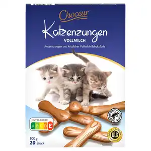 CHOCEUR Katzenzungen 100 g, Vollmilch