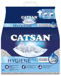 CATSAN Hygiene Plus Katzenstreu, 9-l-Packg.