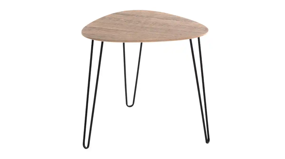 Bild 1 von Beistelltisch Eiche dreieckig 40 x 43 cm - BOLOGNA