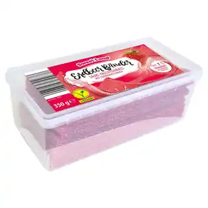 SWEETLAND Fruchtgummi Bänderschnüre 350 g, Erdbeere