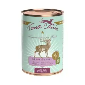 Terra Canis Getreidefrei Adult 6x400g Wild mit Kartoffeln, Apfel und Preiselbeeren