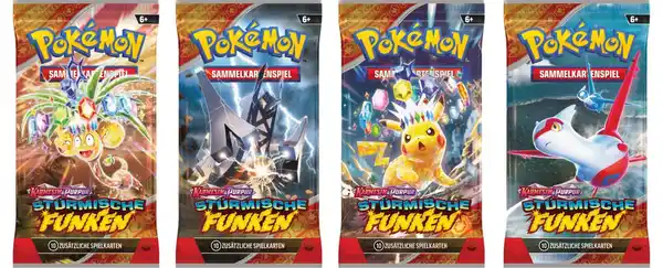 Bild 2 von POKÉMON Boosterbundle »Karmesin & Purpur - Stürmische Funken», Set
