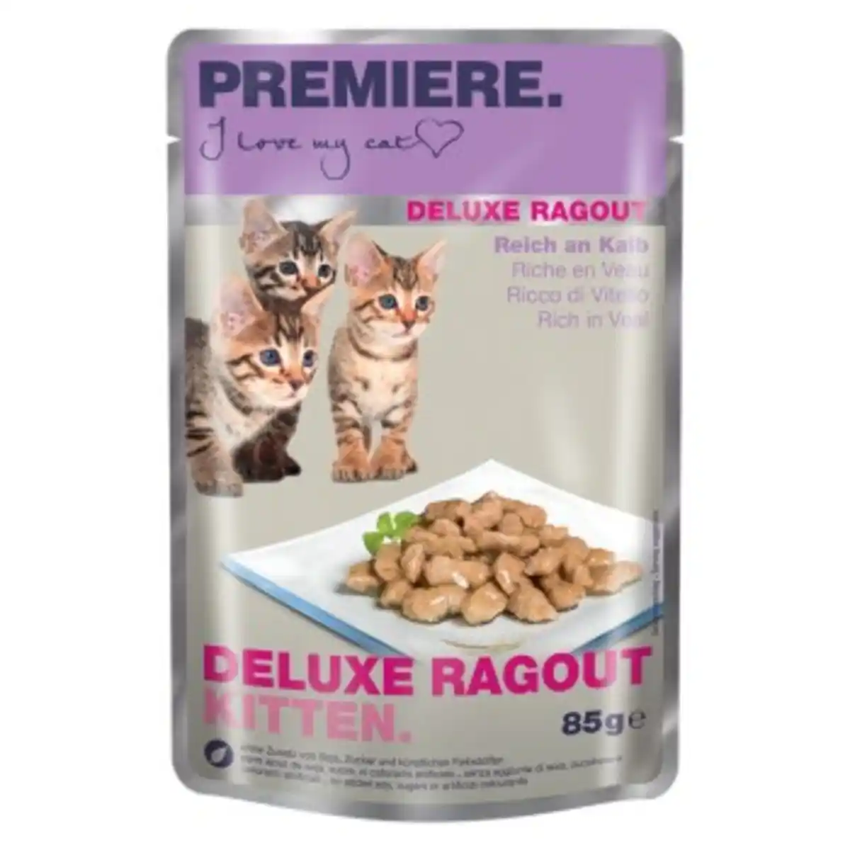 Bild 1 von PREMIERE Deluxe Ragout Kitten Reich an Kalb 22x85 g