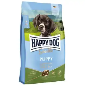 HAPPY DOG Sensible Trockenfutter Hund Puppy, Lamm & Reis 1 kg
