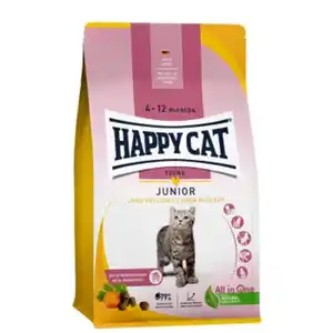 HAPPY CAT Young Trockenfutter Katze Junior, Land-Geflügel 1,3 kg
