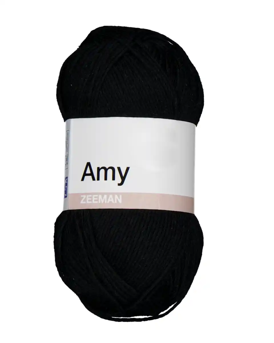 Bild 1 von Amy Häkelgarn - Schwarz, Schwarz, 50g