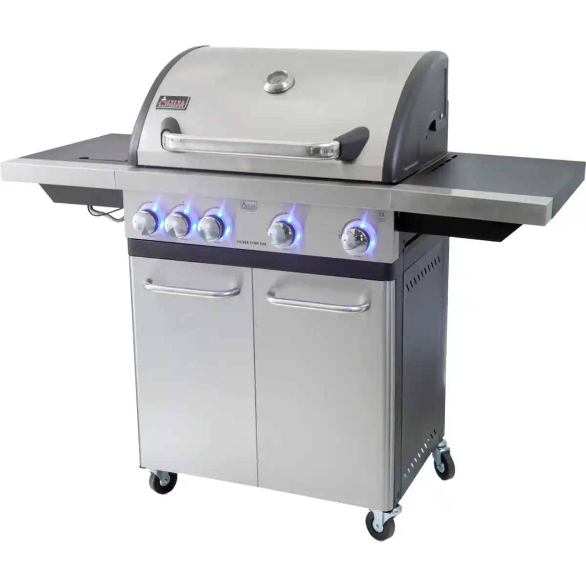 Bild 1 von Gasgrillwagen Silver Star 500, 12,8 kW, 130 x 50 x 112 cm